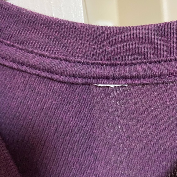 Vintage USS IOWA BB-61 US Navy San Pedro CA Ship Purple Men’s M T-Shirt MINTY - Picture 3 of 4